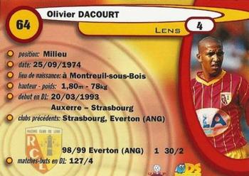 1999-00 DS France Foot #64 Olivier Dacourt Back