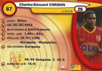1999-00 DS France Foot #67 Charles-Edouard Coridon Back