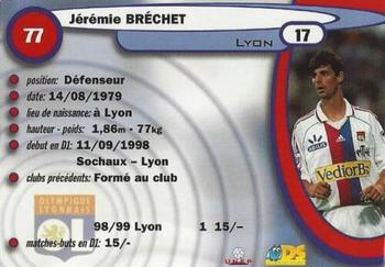 1999-00 DS France Foot #77 Jeremie Brechet Back