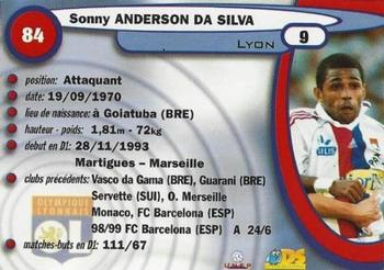 1999-00 DS France Foot #84 Sonny Anderson Back