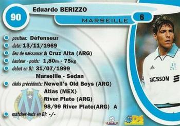 1999-00 DS France Foot #90 Eduardo Berizzo Back