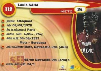 1999-00 DS France Foot #112 Louis Saha Back