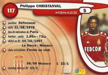 1999-00 DS France Foot #117 Philippe Christanval Back