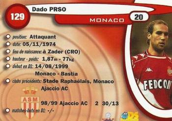 1999-00 DS France Foot #129 Dado Prso Back