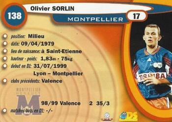 1999-00 DS France Foot #138 Olivier Sorlin Back