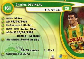 1999-00 DS France Foot #161 Charles Devineau Back
