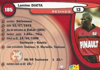 1999-00 DS France Foot #185 Lamine Diatta Back
