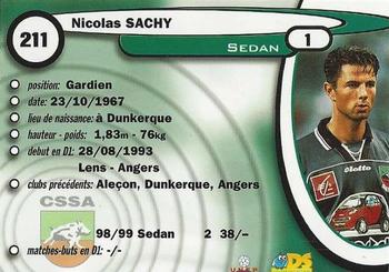 1999-00 DS France Foot #211 Nicolas Sachy Back