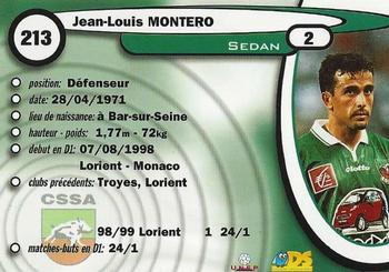 1999-00 DS France Foot #213 Juan-Luis Montero Back