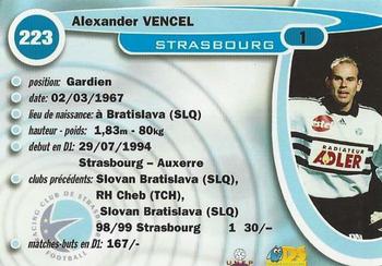 1999-00 DS France Foot #223 Alexander Vencel Back
