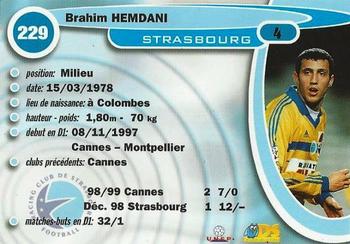 1999-00 DS France Foot #229 Brahim Hemdani Back