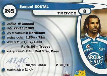 1999-00 DS France Foot #245 Samuel Boutal Back