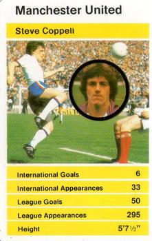 1982 Top Trumps British Stars Set 1 #NNO Steve Coppell Front