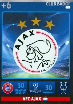 2014-15 Panini Adrenalyn XL UEFA Champions League #3 AFC Ajax Front