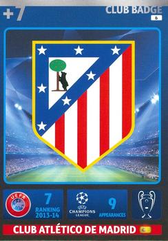 2014-15 Panini Adrenalyn XL UEFA Champions League #6 Club Atlético de Madrid Front