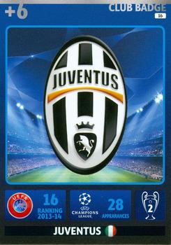 2014-15 Panini Adrenalyn XL UEFA Champions League #16 Juventus Front
