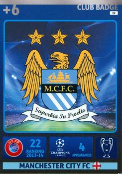 2014-15 Panini Adrenalyn XL UEFA Champions League #19 Manchester City FC Front