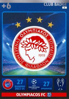 2014-15 Panini Adrenalyn XL UEFA Champions League #21 Olympiacos FC Front