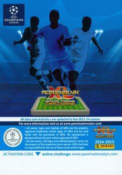 2014-15 Panini Adrenalyn XL UEFA Champions League #22 Paris Saint-Germain Back