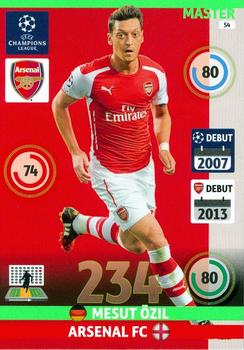 2014-15 Panini Adrenalyn XL UEFA Champions League #54 Mesut Ozil Front