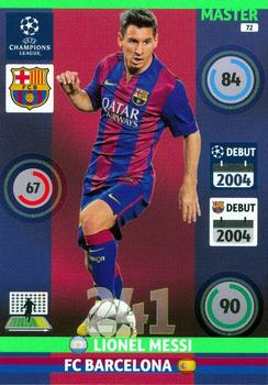 2014-15 Panini Adrenalyn XL UEFA Champions League #72 Lionel Messi Front