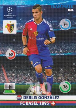 2014-15 Panini Adrenalyn XL UEFA Champions League #78 Derlis Gonzalez Front
