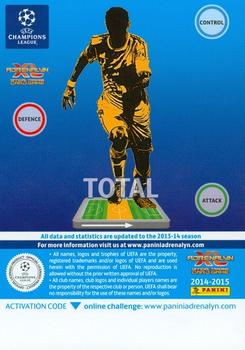 2014-15 Panini Adrenalyn XL UEFA Champions League #80 Mohamed Elneny Back