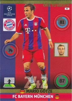 Mario Götze Sticker 361 Panini Champions League 2014/15 