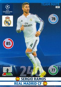 2014-15 Panini Adrenalyn XL UEFA Champions League #209 Sergio Ramos Front