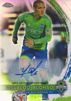 2014 Topps Chrome MLS - Autographs #76 Osvaldo Alonso Front
