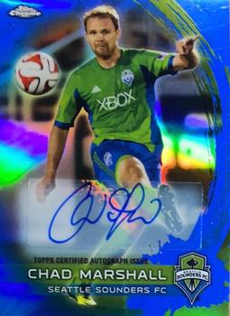 2014 Topps Chrome MLS - Autographs Blue Refractors #26 Chad Marshall Front