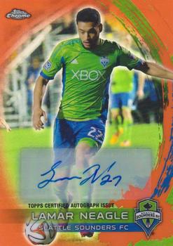 2014 Topps Chrome MLS - Autographs Orange Refractors #29 Lamar Neagle Front