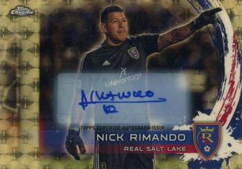 2014 Topps Chrome MLS - Autographs SuperFractors #12 Nick Rimando Front