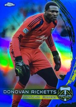 2014 Topps Chrome MLS - Blue Refractors #35 Donovan Ricketts Front