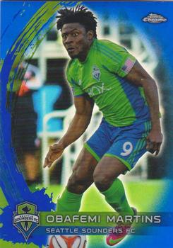 2014 Topps Chrome MLS - Blue Refractors #78 Obafemi Martins Front