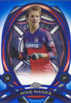 2014 Topps Chrome MLS - In Form Blue Refractors #IF-MM Mike Magee Front