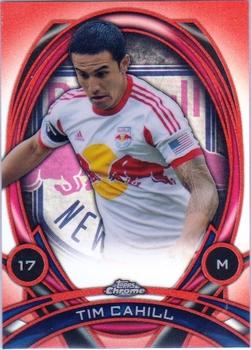 2014 Topps Chrome MLS - In Form Red Refractors #IF-TC Tim Cahill Front