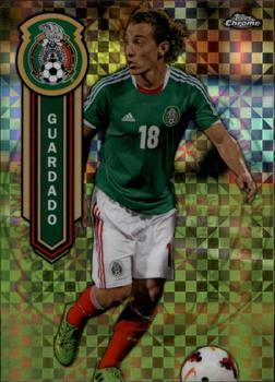 2014 Topps Chrome MLS - Mexican National Team X-Fractors #MEXN-AG Andres Guardado Front
