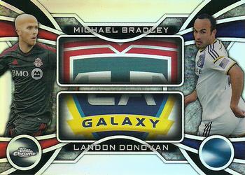 2014 Topps Chrome MLS - One Two #OT-BDO Michael Bradley / Landon Donovan Front