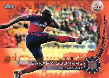 2014 Topps Chrome MLS - Orange Refractors #46 Bakary Soumare Front