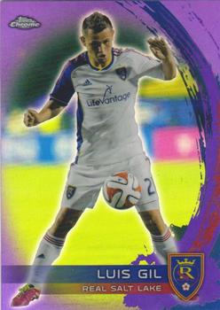 2014 Topps Chrome MLS - Purple Refractors #71 Luis Gil Front