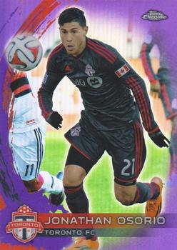 2014 Topps Chrome MLS - Purple Refractors #82 Jonathan Osorio Front