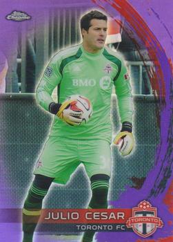 2014 Topps Chrome MLS - Purple Refractors #84 Julio Cesar Front