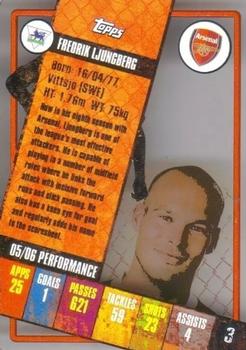 2006-07 Topps i-Cards #3 Freddie Ljungberg Back
