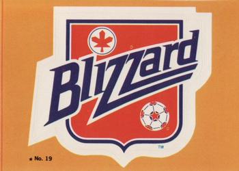 1979 Topps NASL #19 Toronto Blizzard Logo Front