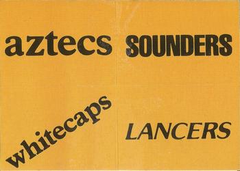 1979 Topps NASL #30 Aztecs / Sounders / Whitecaps / Lancers Front