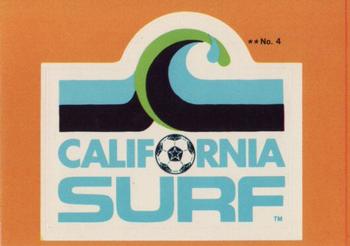 1979 Topps NASL #4 California Surf Logo Front
