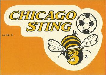 1979 Topps NASL #5 Chicago Sting Logo Front