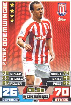2014-15 Topps Match Attax Premier League #267 Peter Odemwingie Front
