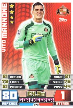 2014-15 Topps Match Attax Premier League #272 Vito Mannone Front